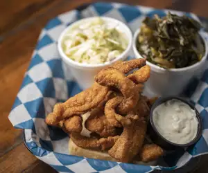Palmers hot chicken fingers and sides